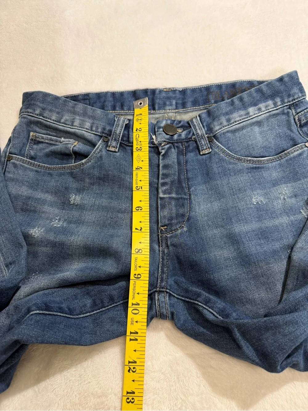 Blank NYC Blue Denim Jeans Hem
